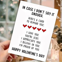 In Case I Don't Say It Enough Greeting Card
