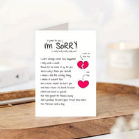 Honest Apology Poem Romantic Card