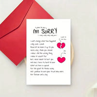 Honest Apology Poem Romantic Card