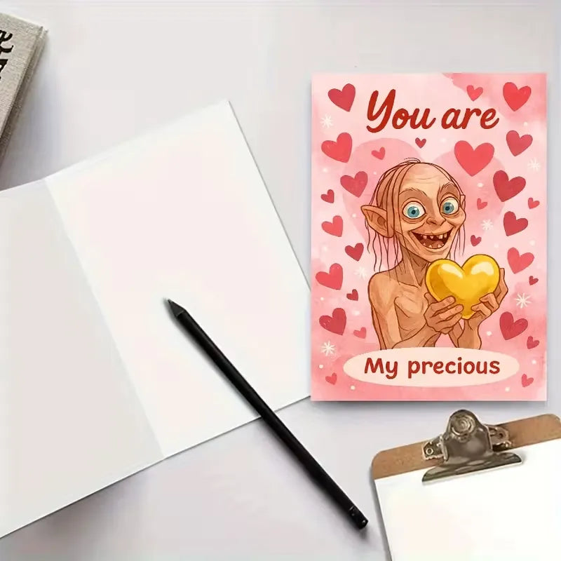 Gollum You Are My Precious Quirky Greeting Card