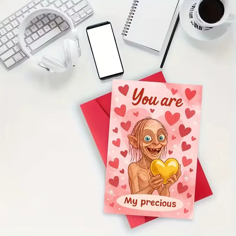 Gollum You Are My Precious Quirky Greeting Card