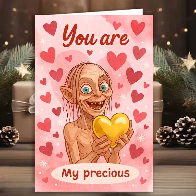 Gollum You Are My Precious Quirky Greeting Card