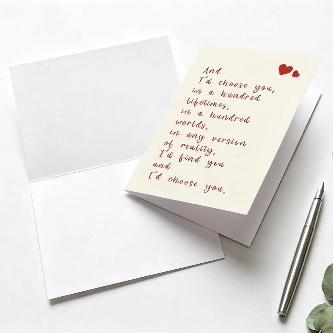 I'd Choose You Lifetime Romantic Greeting Card