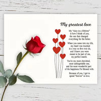My Greatest Love Poem Greeting Card