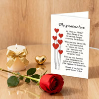 My Greatest Love Poem Greeting Card