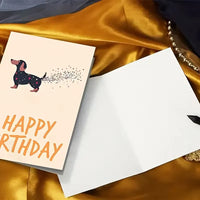 Hilarious Farting Dachshund Birthday Card