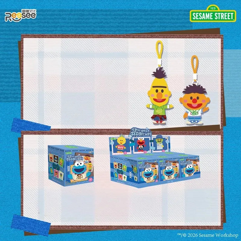 Sesame Street Streetwear Series Blind Box Plush Keychain