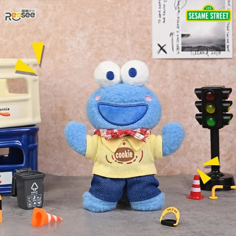Sesame Street Streetwear Series Blind Box Plush Keychain