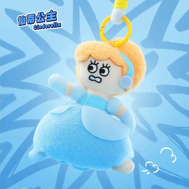 52TOYS DZNY Princess Funny Faces Plush Keychain Blind Box