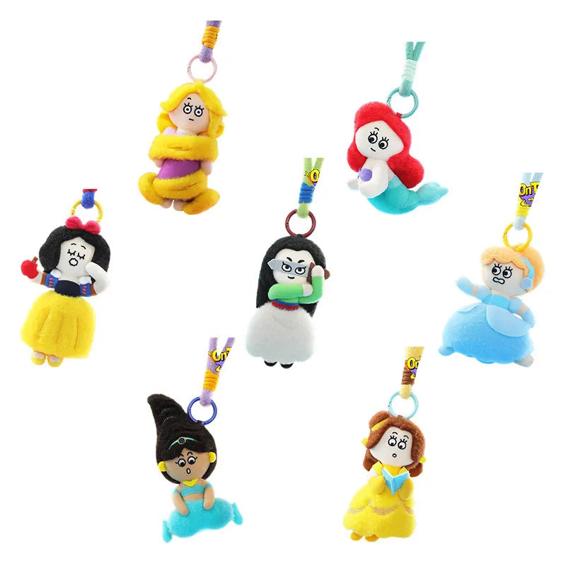 52TOYS DZNY Princess Funny Faces Plush Keychain Blind Box