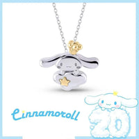 Sanrio 20th Anniversary Cinnamoroll Silver Crown Cloud Pendant