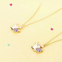 Sanrio 25th Anniversary Pompompurin Gold Gemstone Pendant
