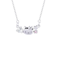 Love & Peace x Story+ Hello Kitty Silver Pendant Necklace