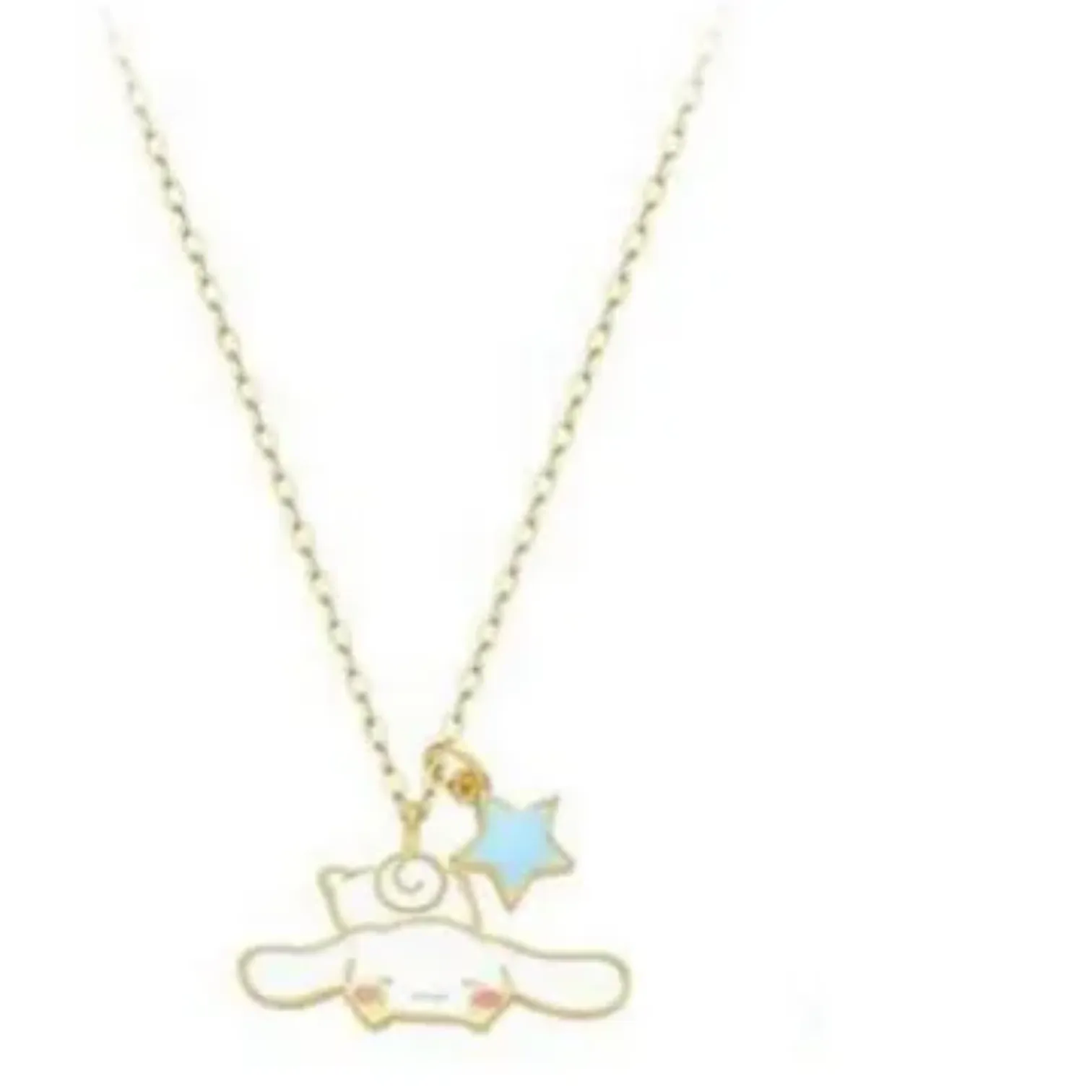 Sanrio Cinnamoroll & My Melody Enamel Pendant Necklace