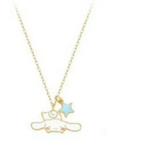 Sanrio Cinnamoroll & My Melody Enamel Pendant Necklace