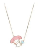 Sanrio Cinnamoroll & My Melody Enamel Pendant Necklace