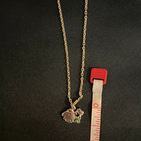 Sanrio x Story+ Pompompurin Clover Gold Pendant Necklace