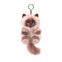 Ultra Fluffy Realistic Kitten Plush Keychain