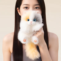 Ultra Fluffy Realistic Kitten Plush Keychain