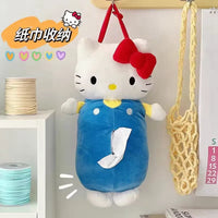 Sanrio Hello Kitty Overalls Plush Hanging Tissue Holder