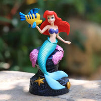 DZNY The Little Mermaid Ariel & Flounder Statue (20 cm)