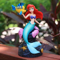 DZNY The Little Mermaid Ariel & Flounder Statue (20 cm)