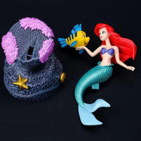DZNY The Little Mermaid Ariel & Flounder Statue (20 cm)