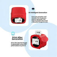 AI Voice Control Kids Thermal Drawing Printer