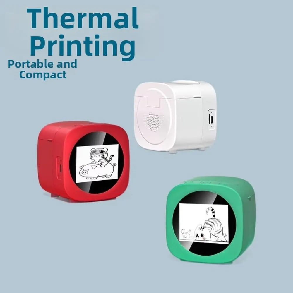 AI Voice Control Kids Thermal Drawing Printer