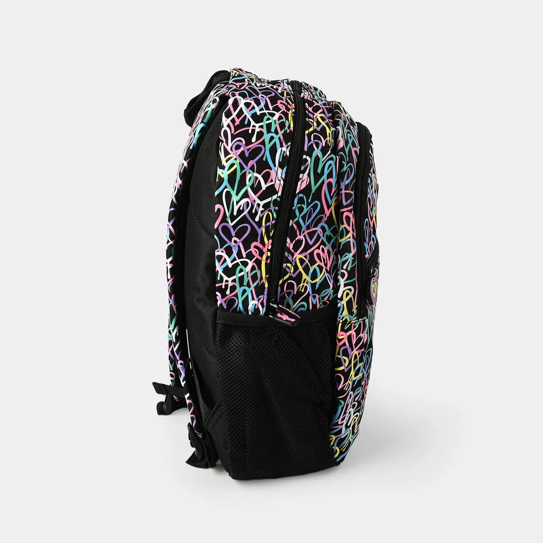 SMGL Graffiti Neon Hearts School Classic Backpack