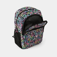 SMGL Graffiti Neon Hearts School Classic Backpack