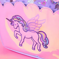 SMGL Unicorn Iridescent Scallop Classic School Backpack