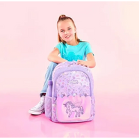 SMGL Unicorn Iridescent Scallop Classic School Backpack