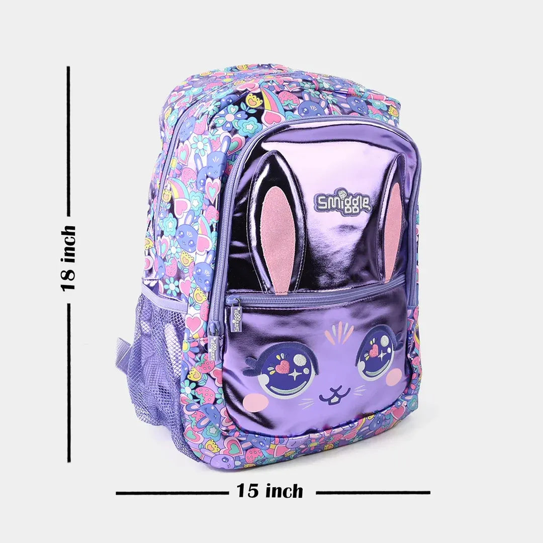 SMGL Metallic Bunny Ears Classic School Backpack