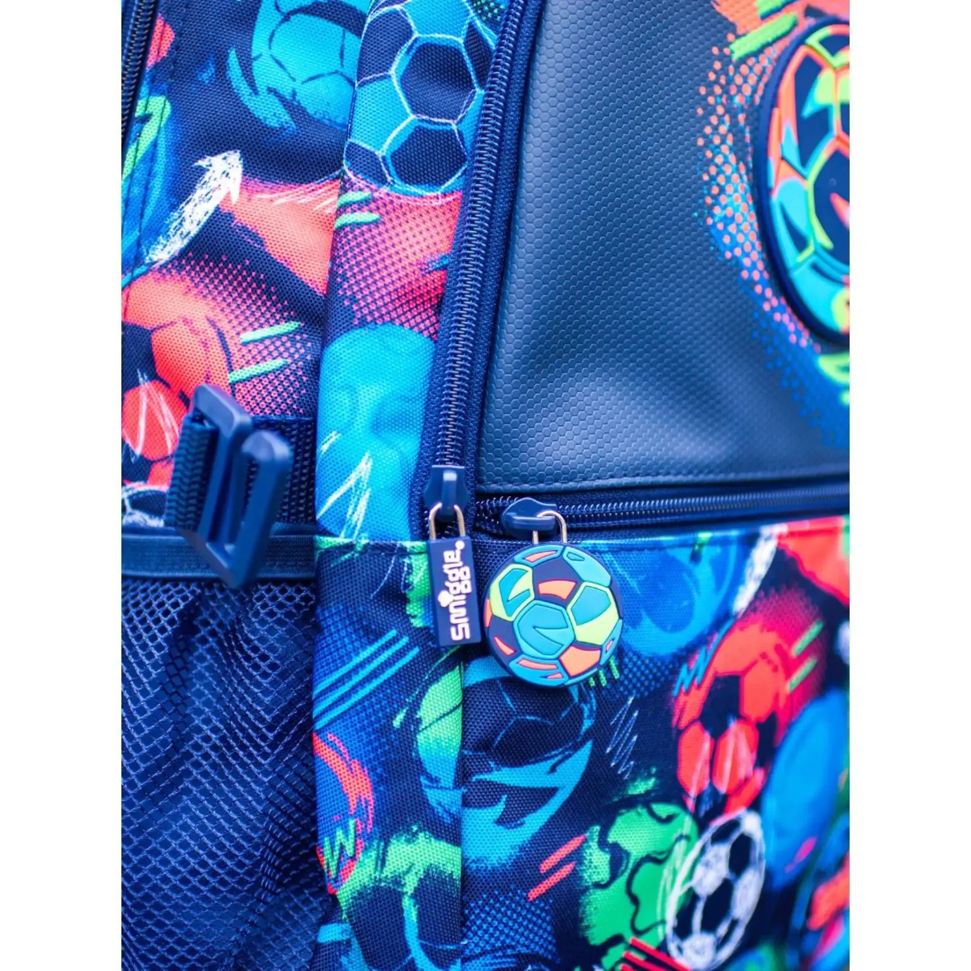 SMGL Football Kickoff Graphic Navy Classic School Backpack