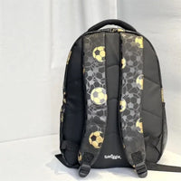 SMGL Metallic Gold Football Classic School Backpack