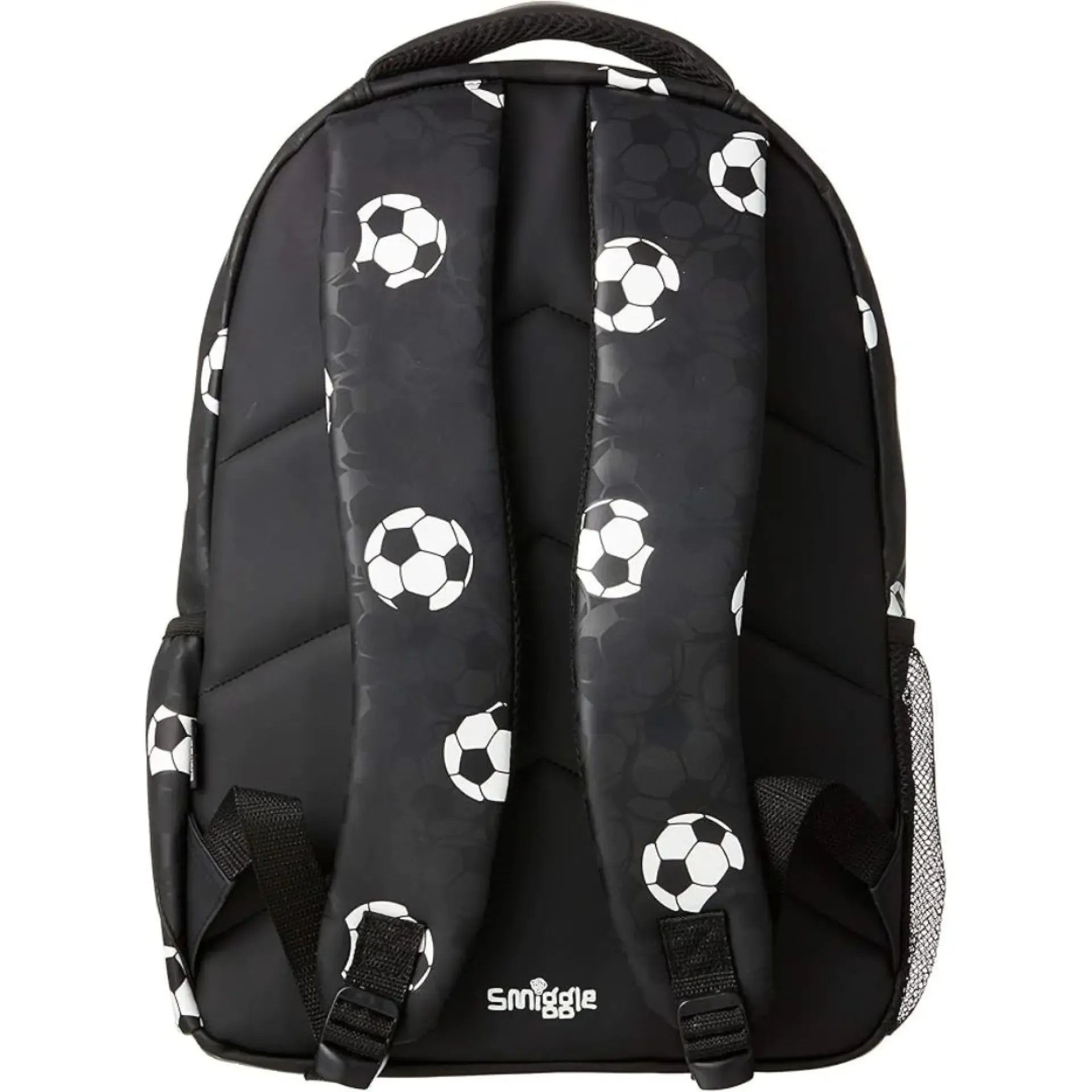 SMGL Black and White 3D Football Classic School Backpack
