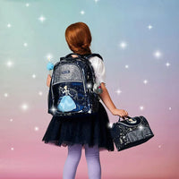 SMGL Cinderella Glitter Sparkle Classic School Backpack