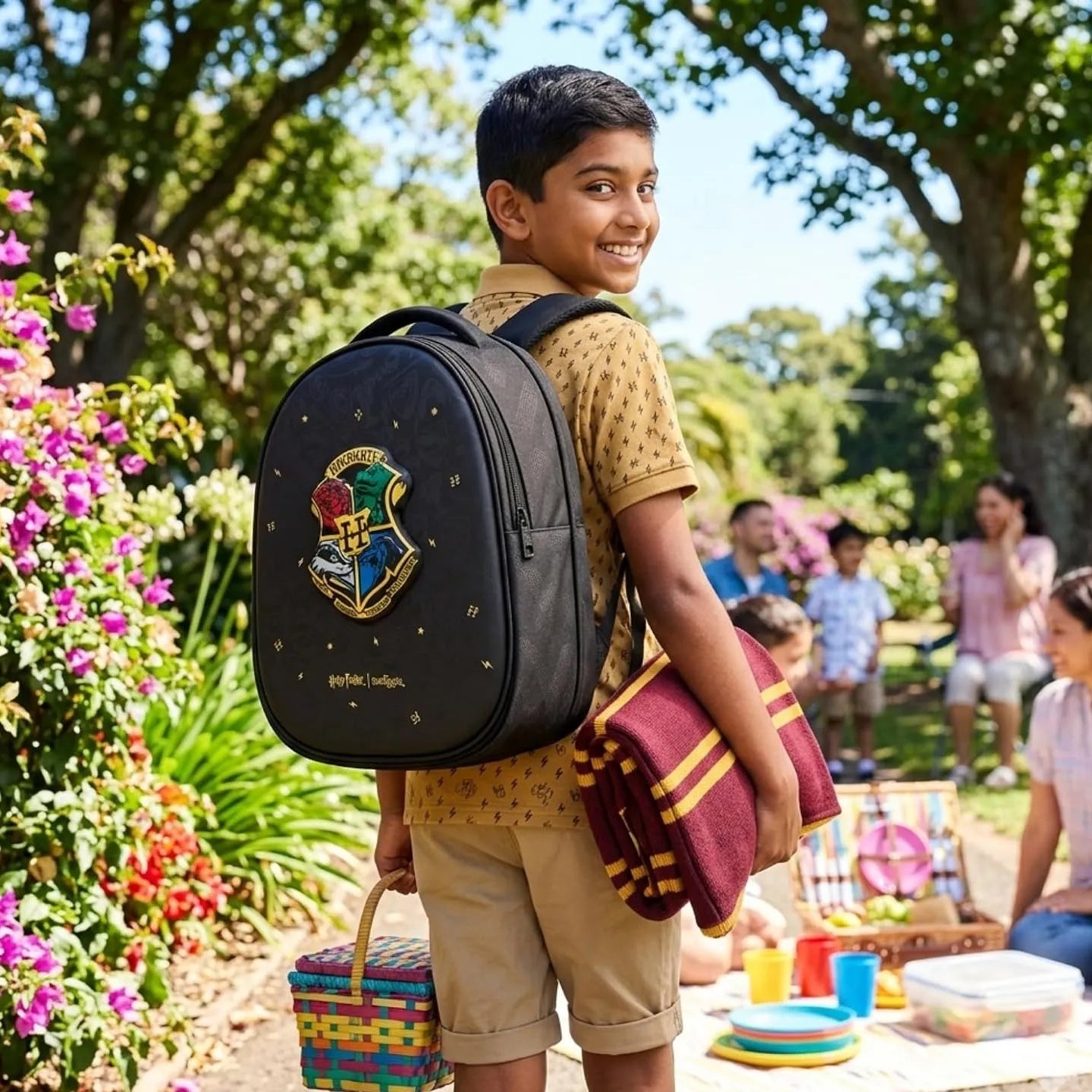 SMGL Harry Potter Hogwarts Crest Classic School Backpack