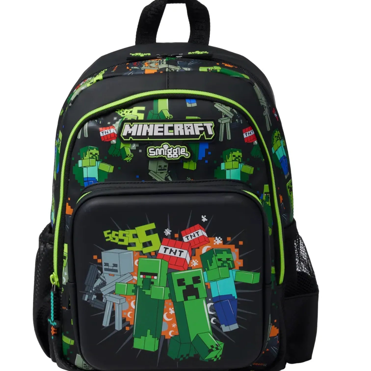 SMGL Minecraft TNT Mob Explosion Classic School Backpack