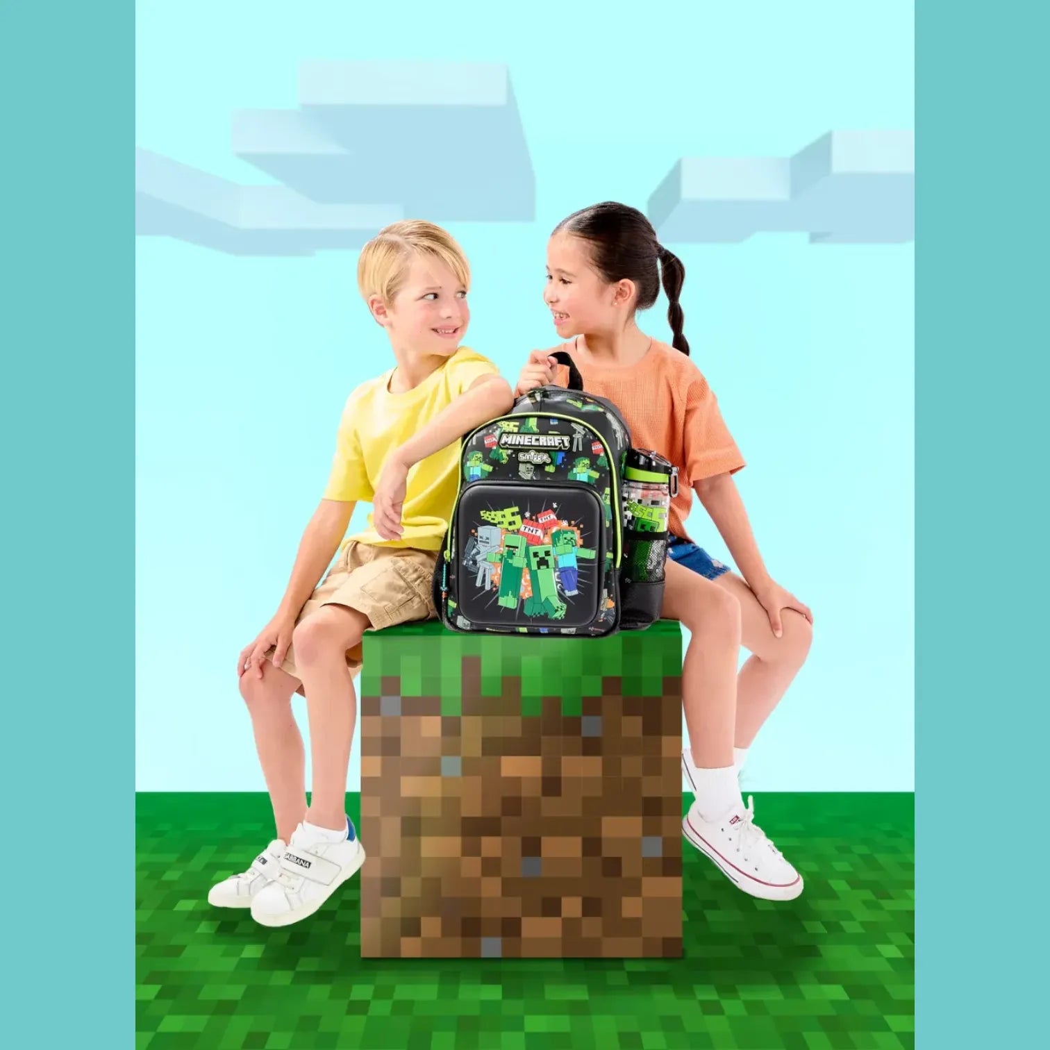 SMGL Minecraft TNT Mob Explosion Classic School Backpack