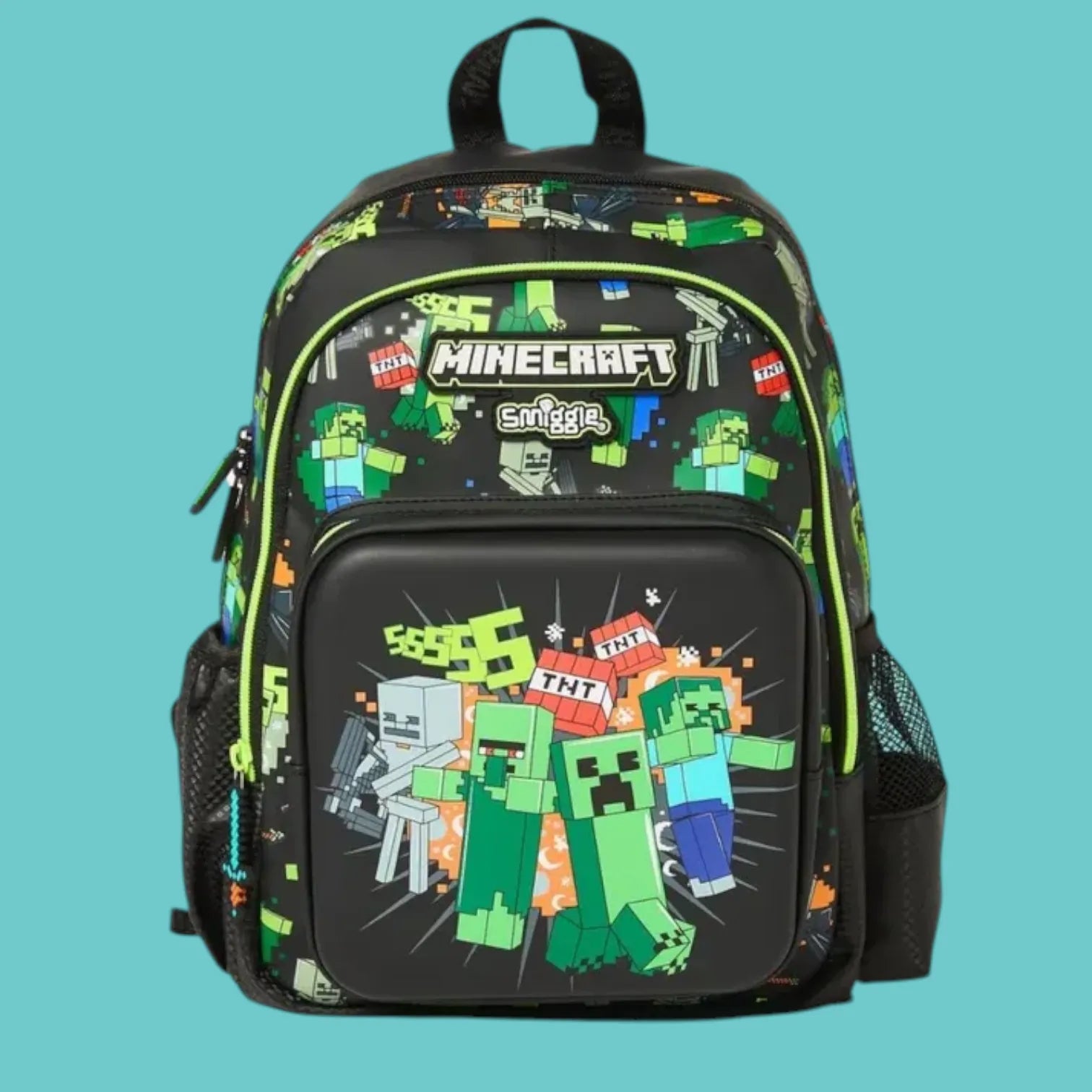 SMGL Minecraft TNT Mob Explosion Classic School Backpack