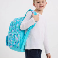 SMGL Stitch Hawaiian Tropical Blue Classic School Backpack