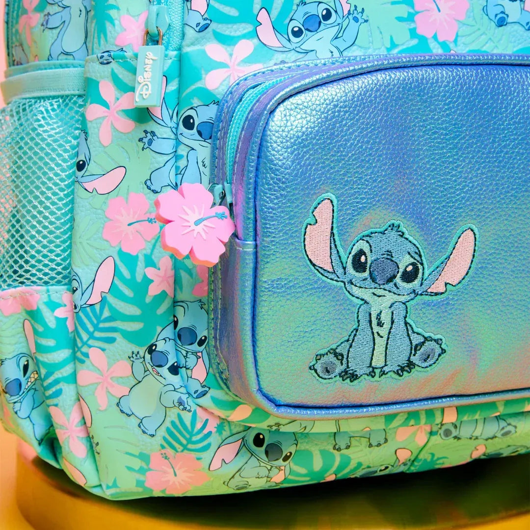 SMGL Stitch Hawaiian Tropical Blue Classic School Backpack