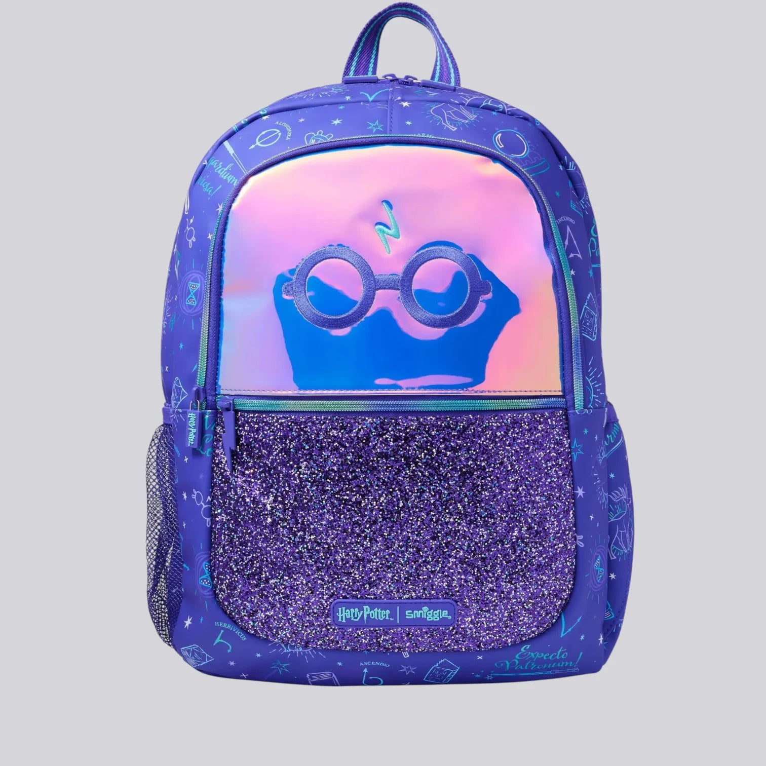 SMGL Harry Potter Holographic Glasses Classic School Backpack