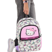 Sanrio SMGL Hello Kitty Wink Glitter Bow Classic School Backpack