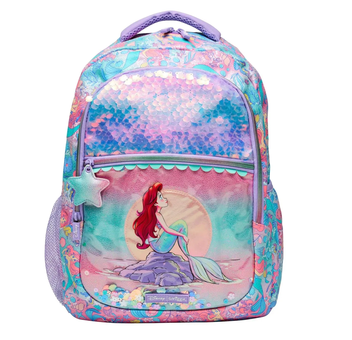 SMGL Ariel Reversible Sequin Classic School Backpack
