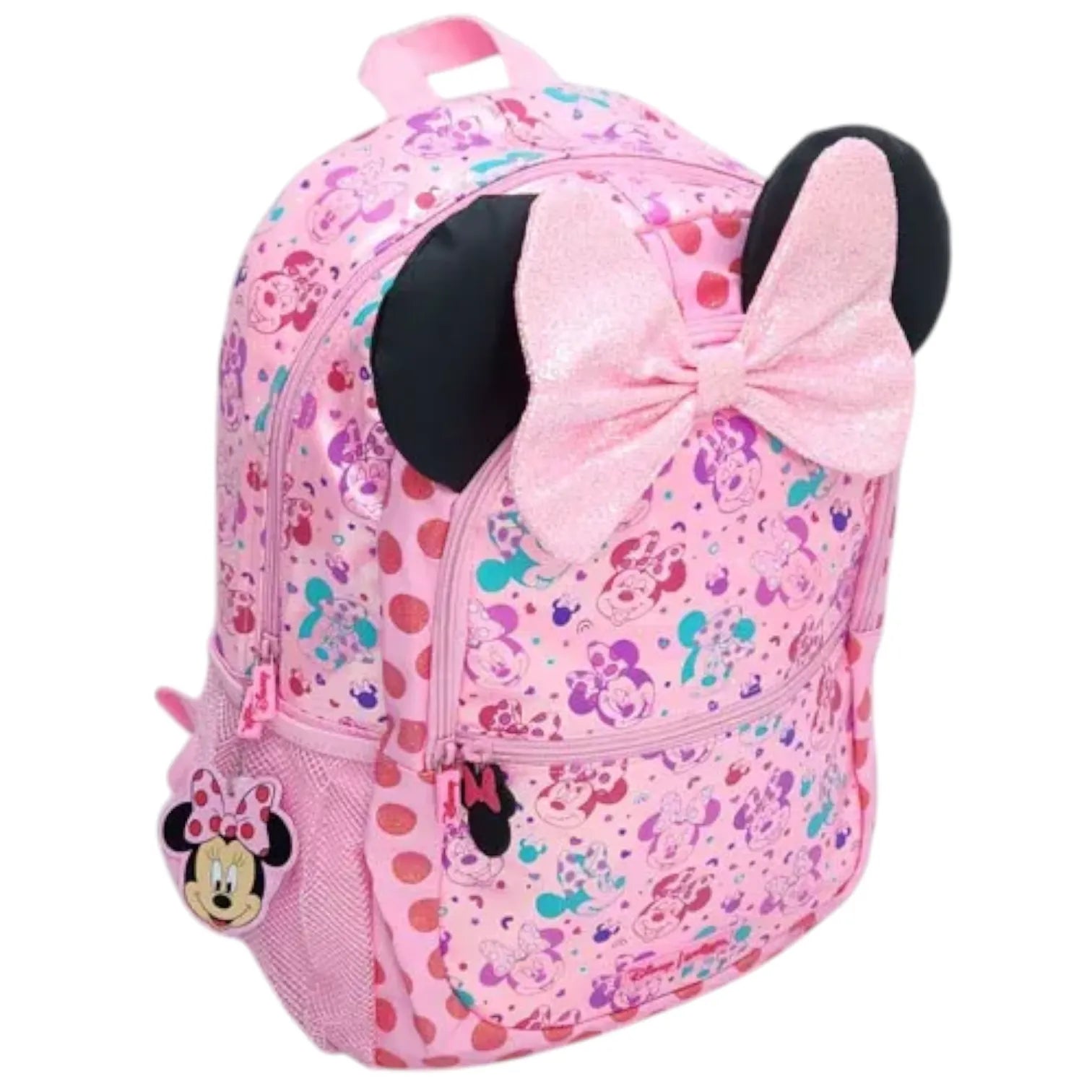 SMGL Minnie Mouse Glitter Bow Classic School Backpack