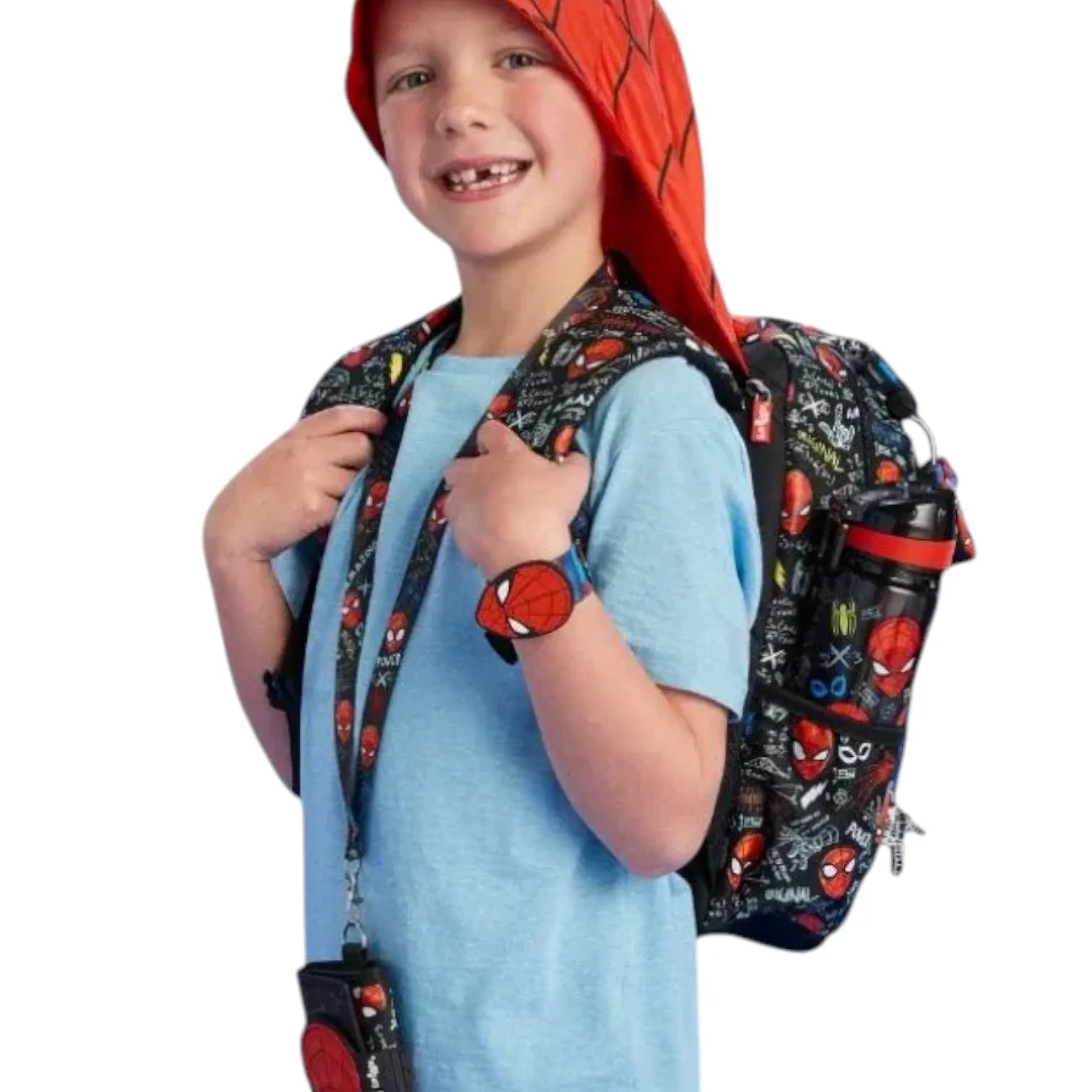 SMGL Spiderman Hooded Junior Character Backpack