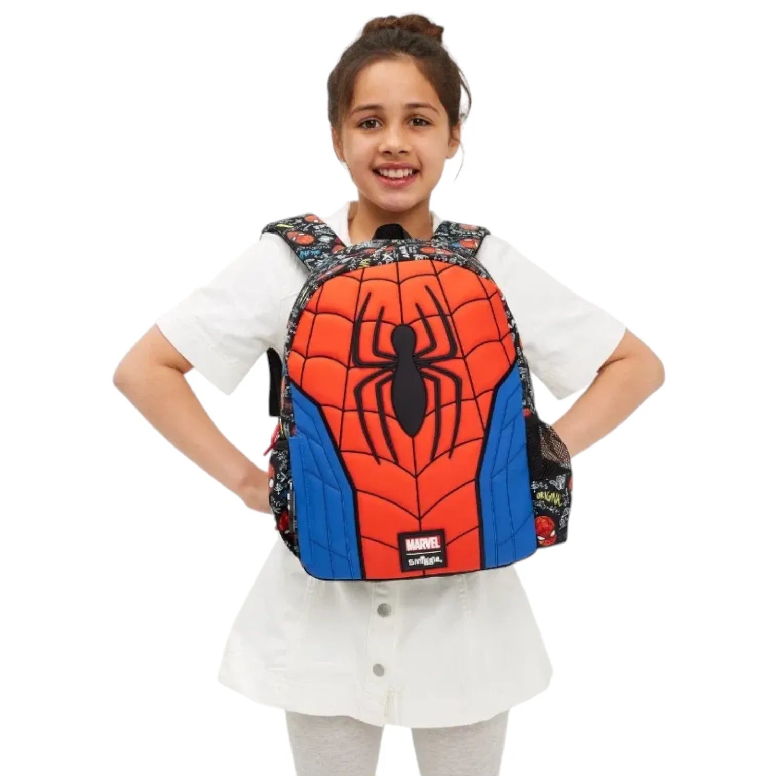 SMGL Spiderman Hooded Junior Character Backpack